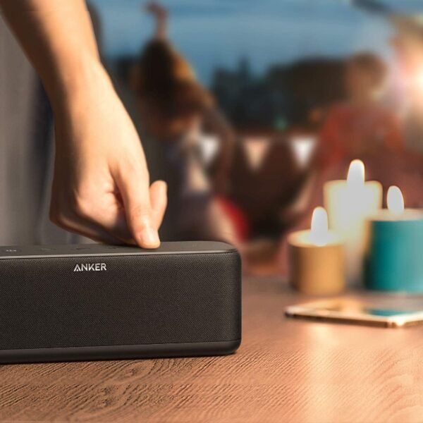 Anker Soundcore Boost Bluetooth Lautsprecher mit kraftvollem Bass und IPX7 Schutz ideal für unterwegs