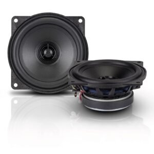 AXTON ATX100S Sound Powerful 10 cm / 4 Inch Coaxial System, 2-Way Car Speaker with Only 39 mm Installation Depth, Sound System with 60 Watt RMS