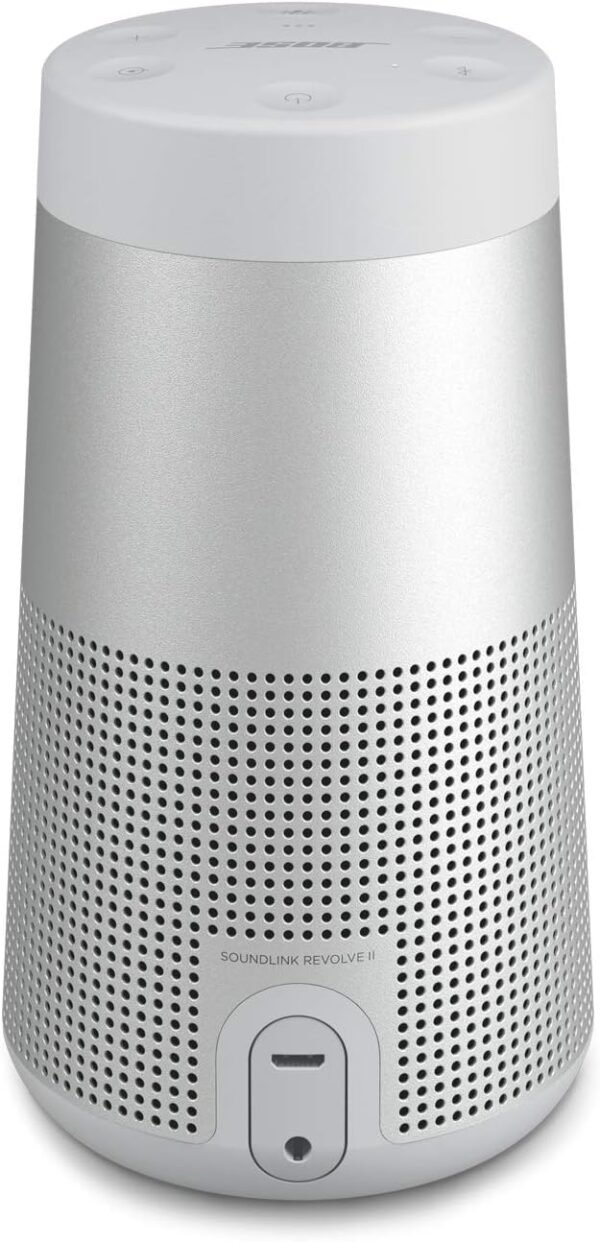 Bose SoundLink Revolve II Tragbarer Lautsprecher mit kraftvollem 360 Grad Klang und IP55 Schutz