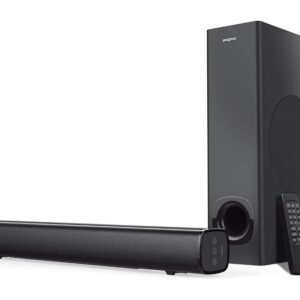 Creative Stage 2.1 Channel Soundbar with Subwoofer for TV, Computer and Ultra-Wide Screens, Bluetooth/Optical Input/TV ARC/AUX Input, Remote Control and Wall Mounting Kit