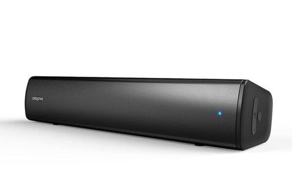 CREATIVE Stage Air V2 Kompakte USB- unter dem Monitor Soundbar für PC, mit Bluetooth 5.3, Dual-Driver und Passivstrahler, bis zu 6 Stunden Spielzeit, Kompatibel PS5 and Switch,...