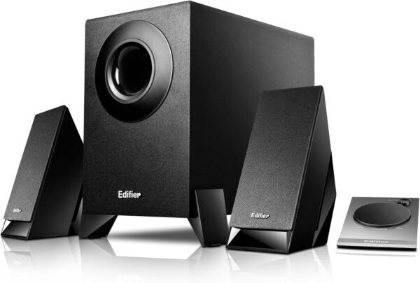 Edifier M1360 2.1 Lautsprechersystem kraftvoller Bass und klarer Klang für PC und TV