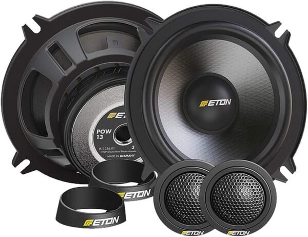 Eton POW13-13 cm 2-Way Component Speaker - 60 Watt RMS - 3 Ohm - High Efficiency