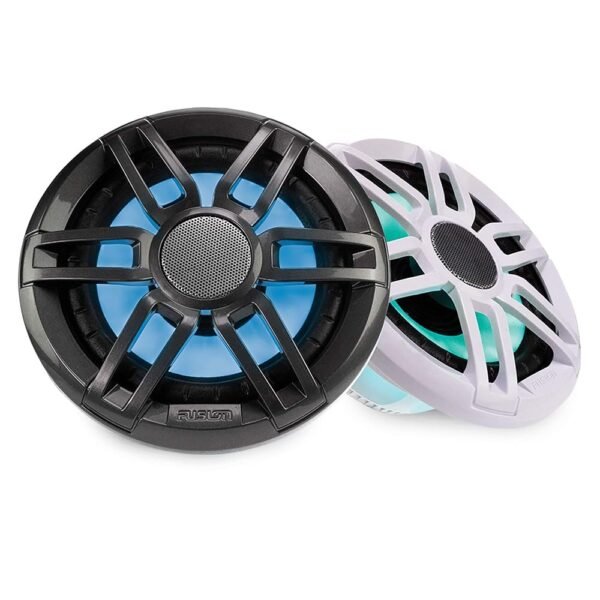 Garmin Fusion XS Series Marine-Lautsprecher, 16,5 cm (6,5 Zoll), 200 Watt, Sport mit RGB, Marke, Grau, Weiß