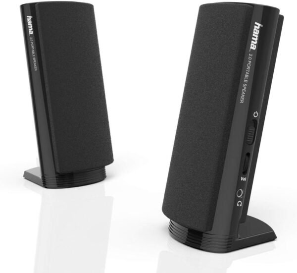 Hama 00057139 E 80 Active PC Speaker,Black