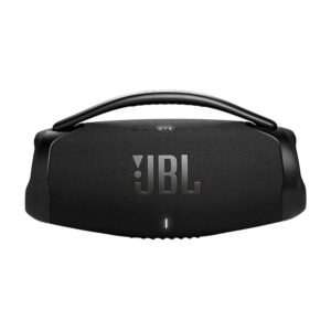 JBL Boombox 3 WiFi - Wireless Speaker with Bluetooth and WiFi - Compatible with JBL One App - 24 Hours Playback Time - Water and Dustproof - Integrated Power Bank - Black