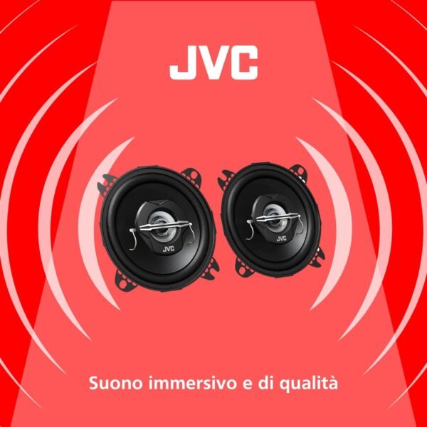 JVC CS-J420X Koaxial-Lautsprecher 10 cm 210 Watt Klangpower fürs Auto