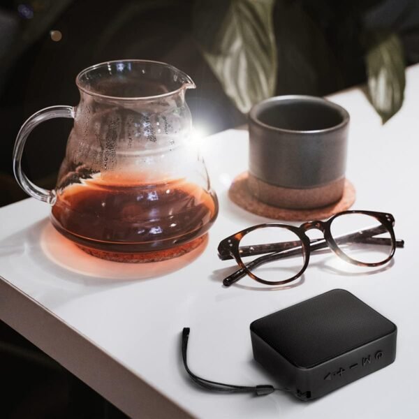 Logilink SP0057 Bluetooth Lautsprecher kompakt kabellos mit Freisprechfunktion und FM Radio