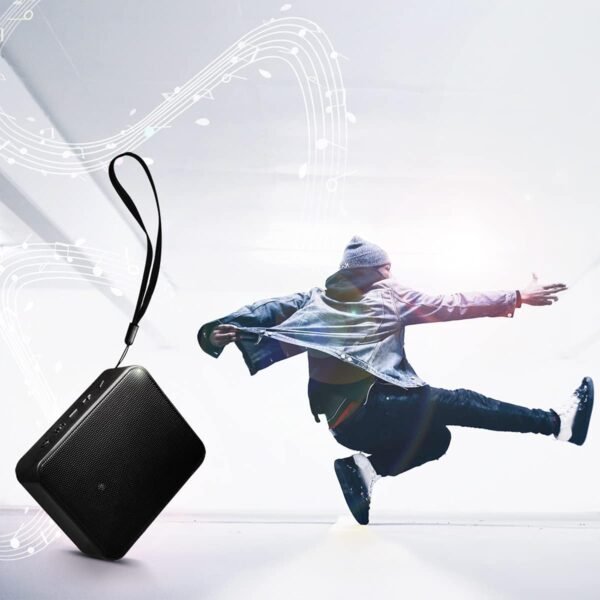 Logilink SP0057 Bluetooth Lautsprecher kompakt kabellos mit Freisprechfunktion und FM Radio