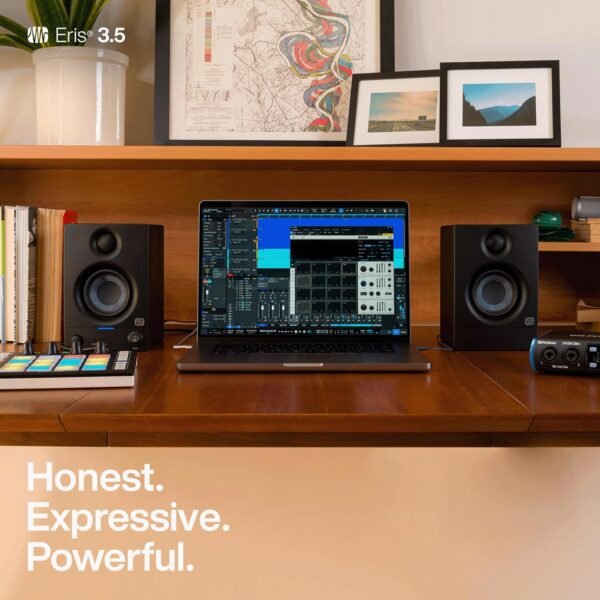 PreSonus Eris 3.5 Gen 2 Studiomonitore mit kraftvollem Sound für Gaming und Multimedia