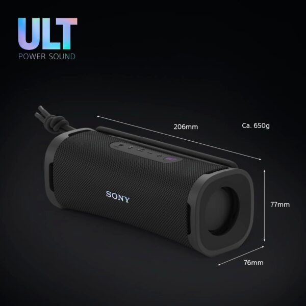 Sony ULT Field 1 Bluetooth Lautsprecher kraftvoller Bass wasserdicht und stoßfest für Outdoor