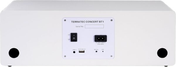 TerraTec Concert W 1 WiFi Lautsprecher weiß kabellos mit sattem Klang und einfacher Bedienung entdecken